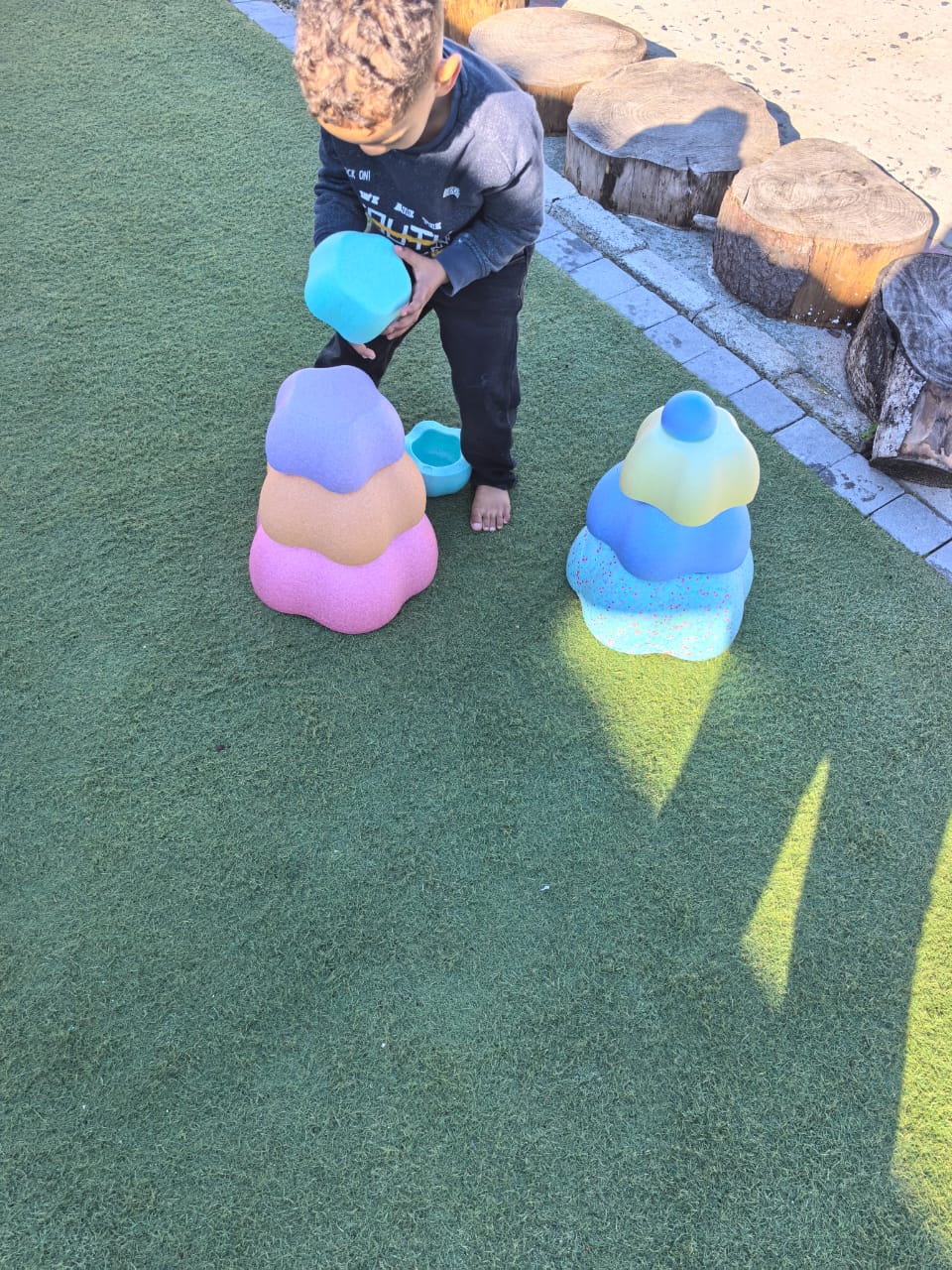 Children engaged in play